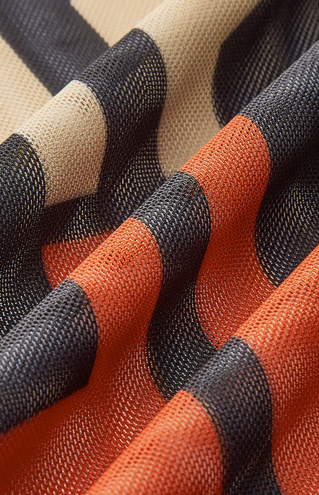 Şık Şeffaf Baskılı Pareo Etek