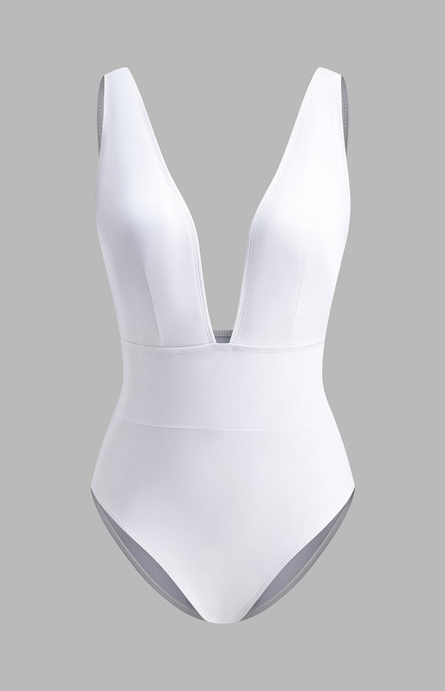 Derin V Yaka Tek Parça Mayokini