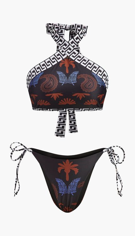 Şık Boho Bağlama Bikini