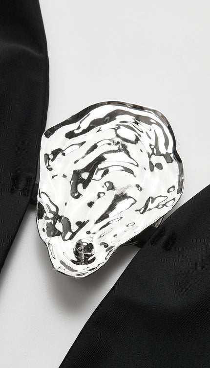 Derin V Yaka Halter Toka Detay Mayo