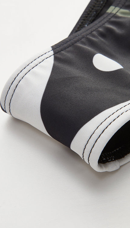 Şık Halter Yaka Bağcıklı Bikini Takımı