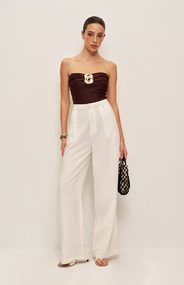 Şık Metal Detaylı Tek Parça Mayo