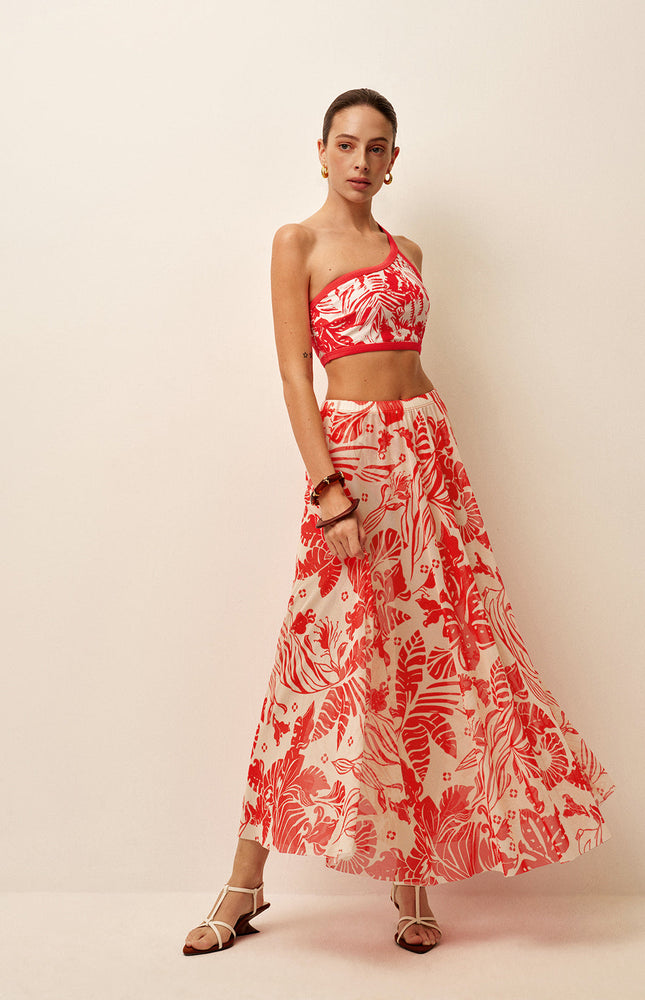 Şık File Baskılı Sarma Etek