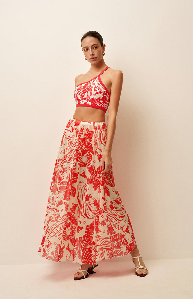 Şık File Baskılı Sarma Etek