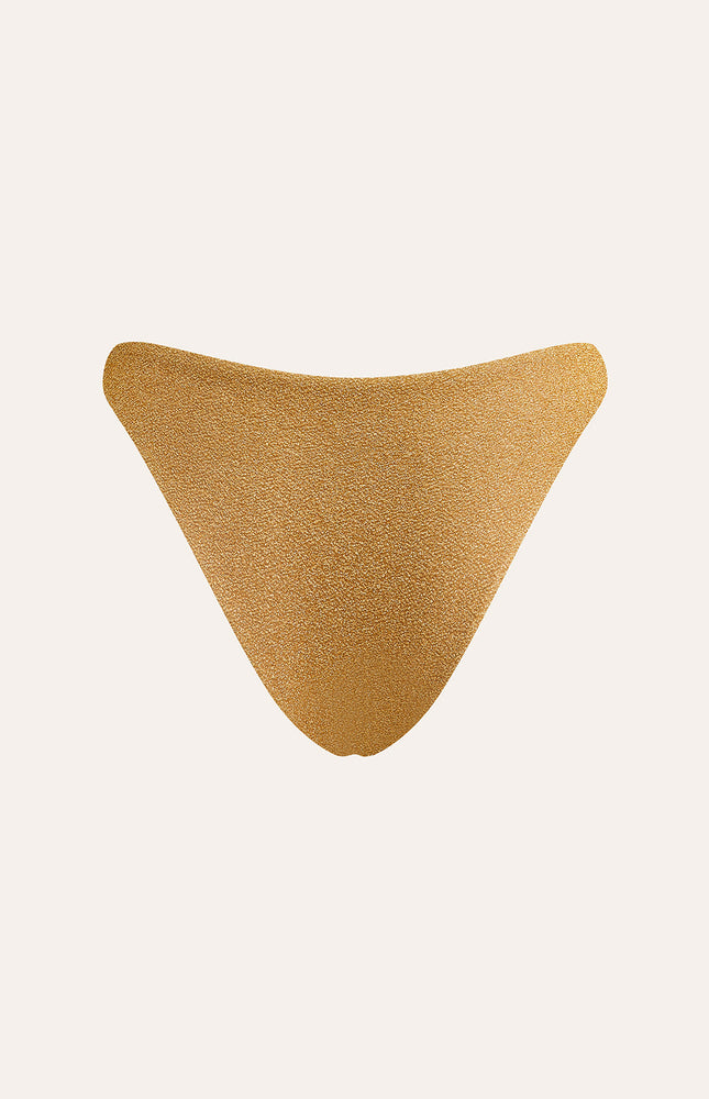 Işıltılı Metalik Toka Detaylı Bikini Altı