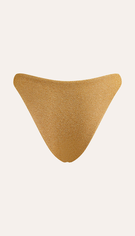 Işıltılı Metalik Toka Detaylı Bikini Altı