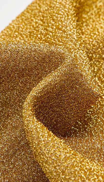 Işıltılı Metalik Kurdele Bikini Üstü