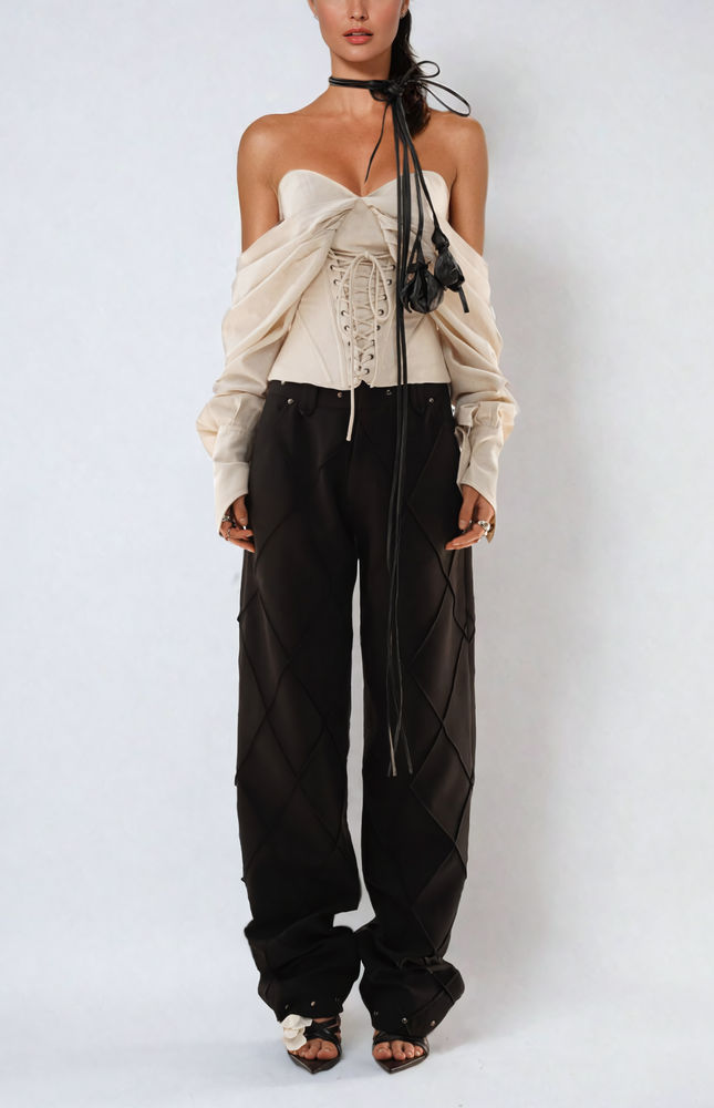 Ballad Düşük Omuzlu Üst