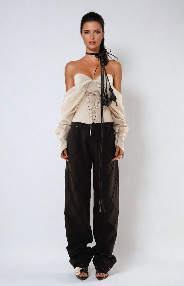 Ballad Düşük Omuzlu Üst