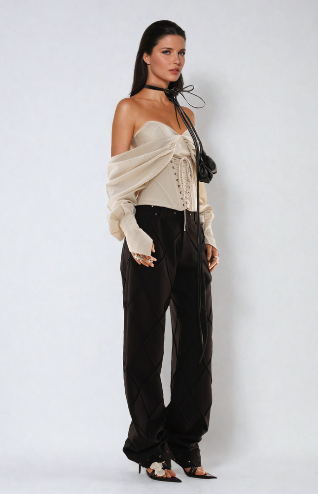 Ballad Düşük Omuzlu Üst