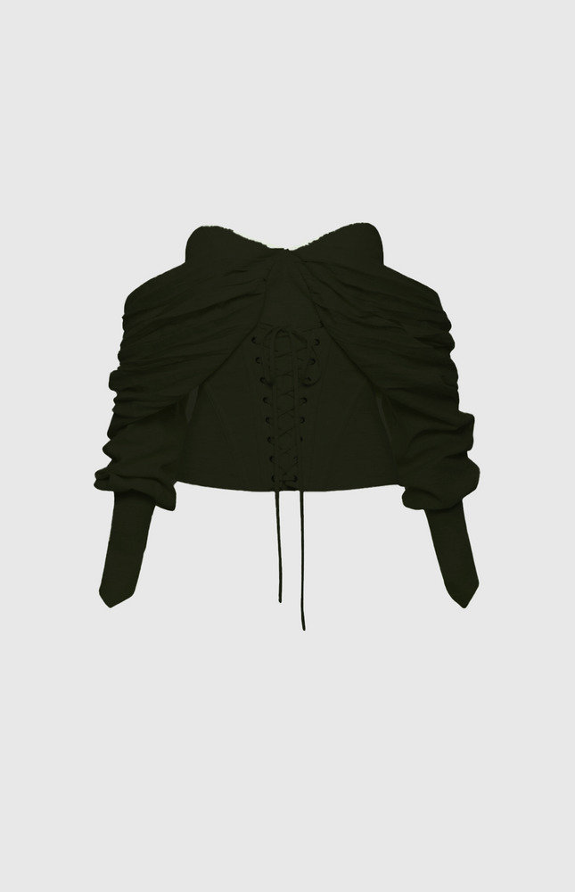 Ballad Düşük Omuzlu Üst