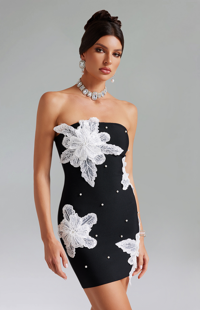 Fleur de Mini Elbise