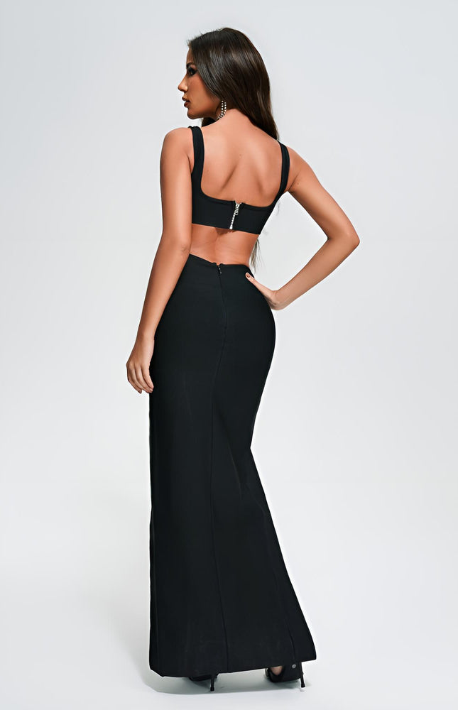 Eudoxia Taşlı Maxi Bandaj Elbise