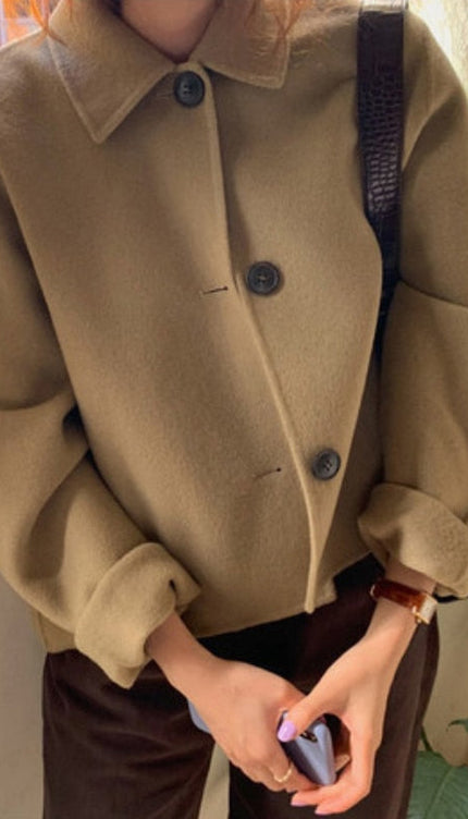 Solyd Kaşe Ceket Mont