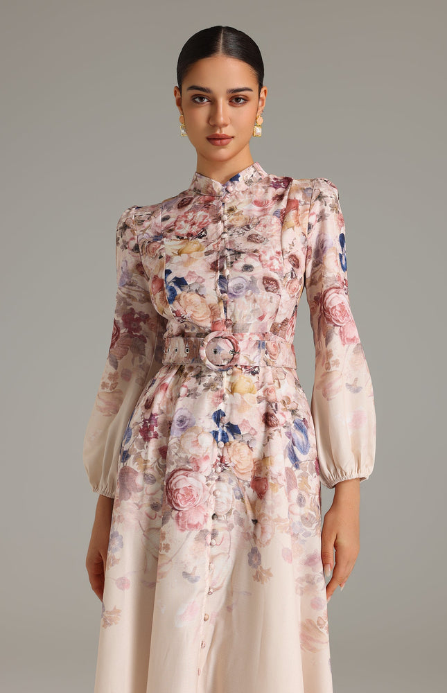 Rosei Zarif Midi Elbise