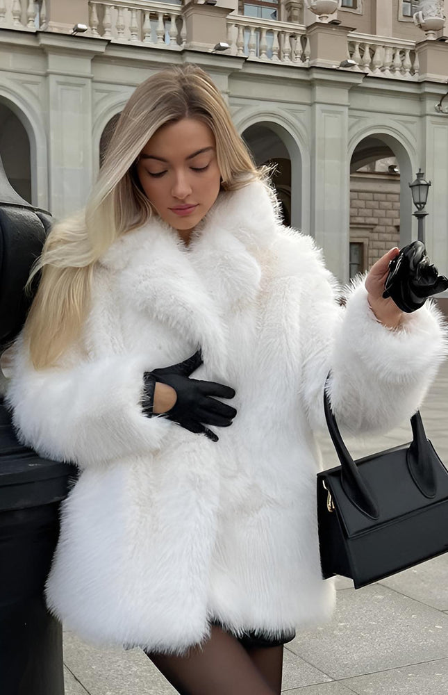 Riboas Suni Kürk Ceket