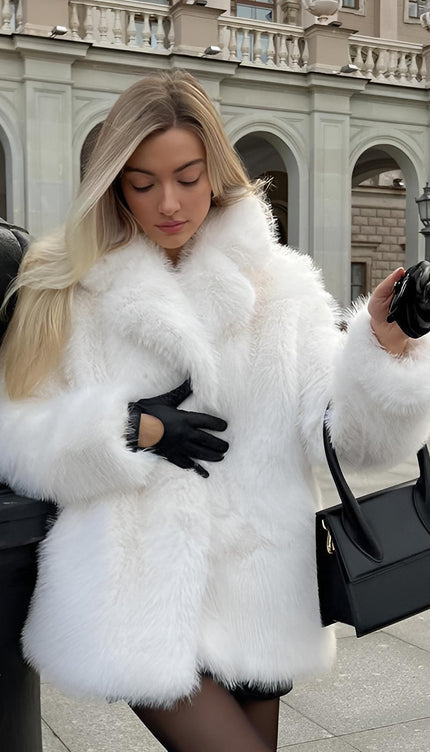 Riboas Suni Kürk Ceket