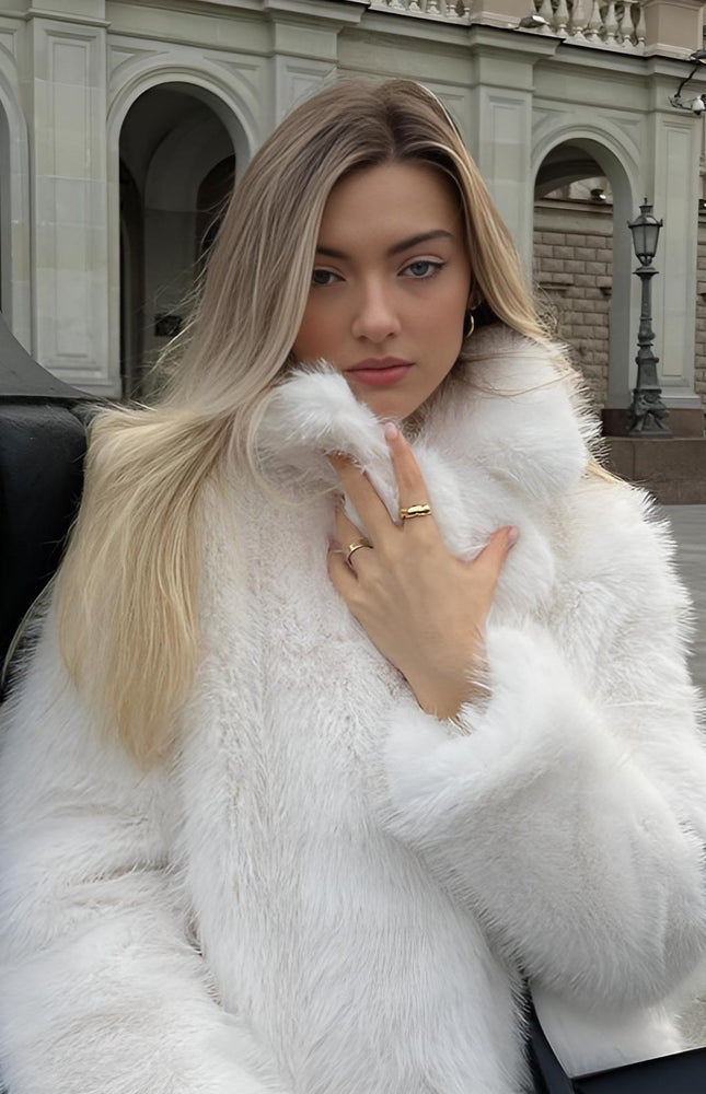 Riboas Suni Kürk Ceket