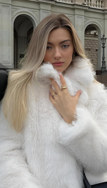 Riboas Suni Kürk Ceket