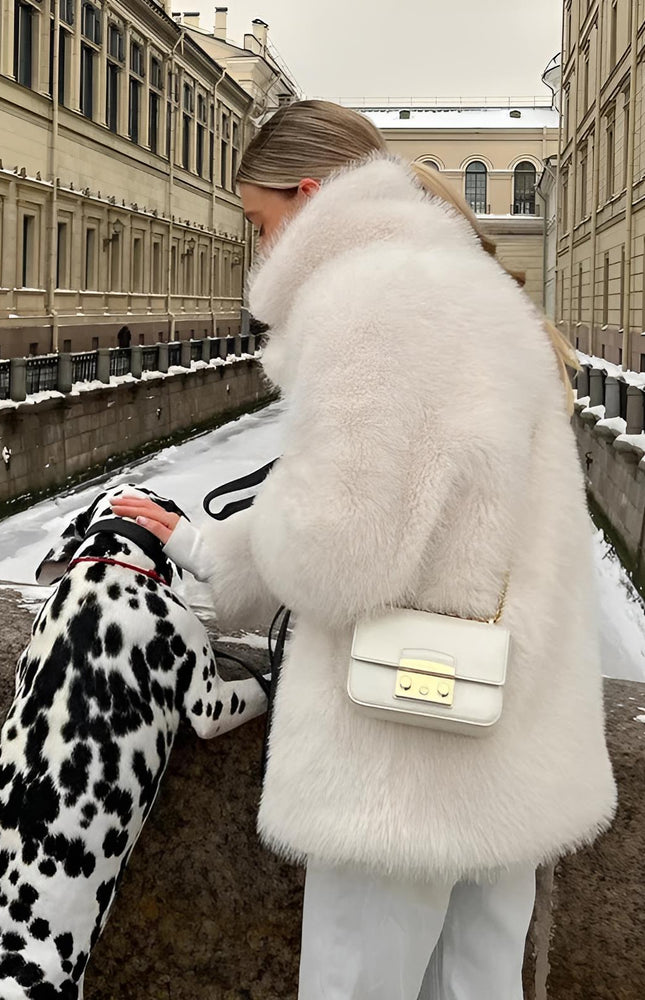 Riboas Suni Kürk Ceket