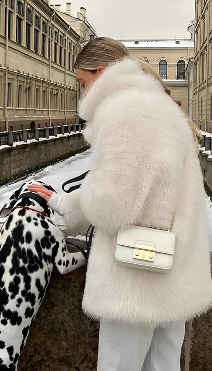 Riboas Suni Kürk Ceket