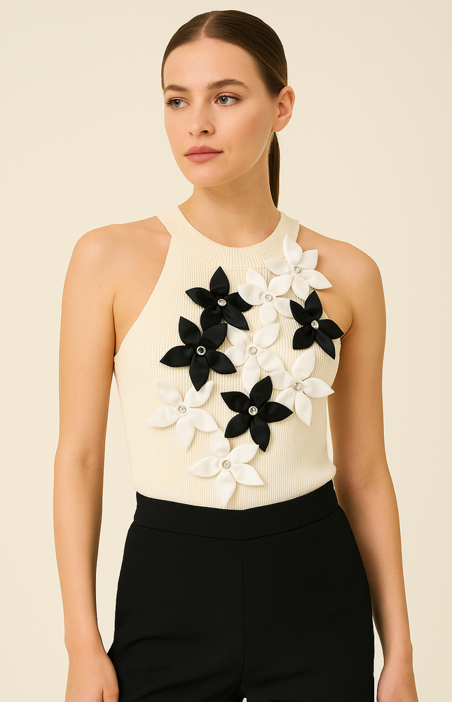 Monochrome Blossom Üst