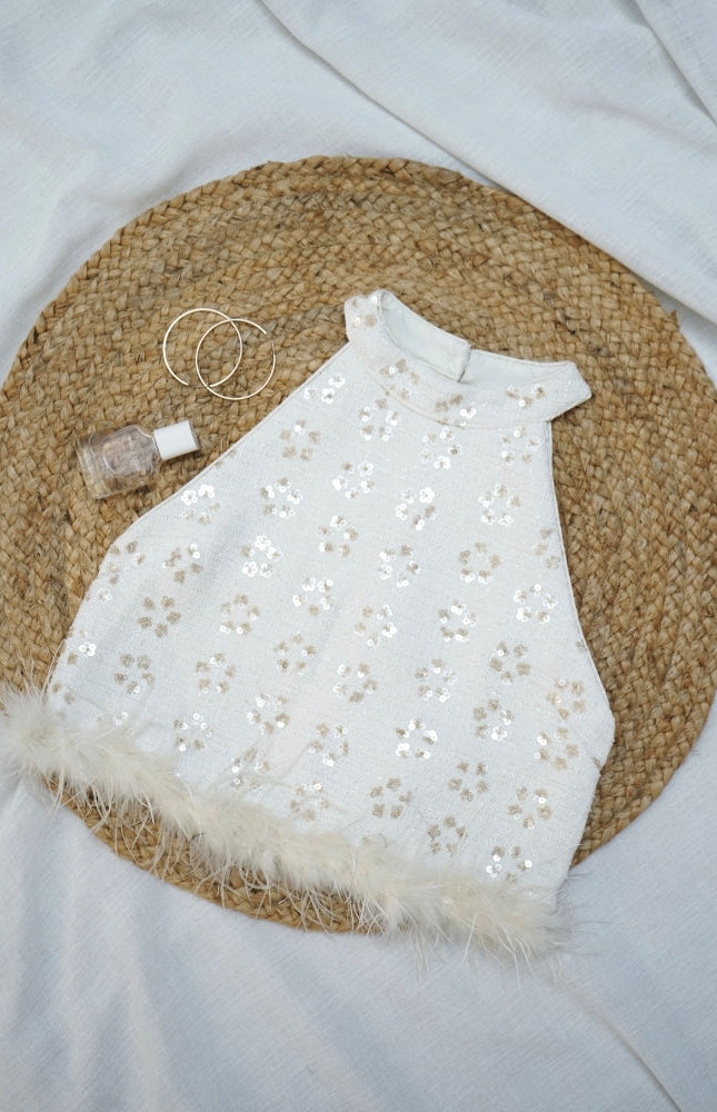 Moonlit Daze Kürk Detaylı Üst