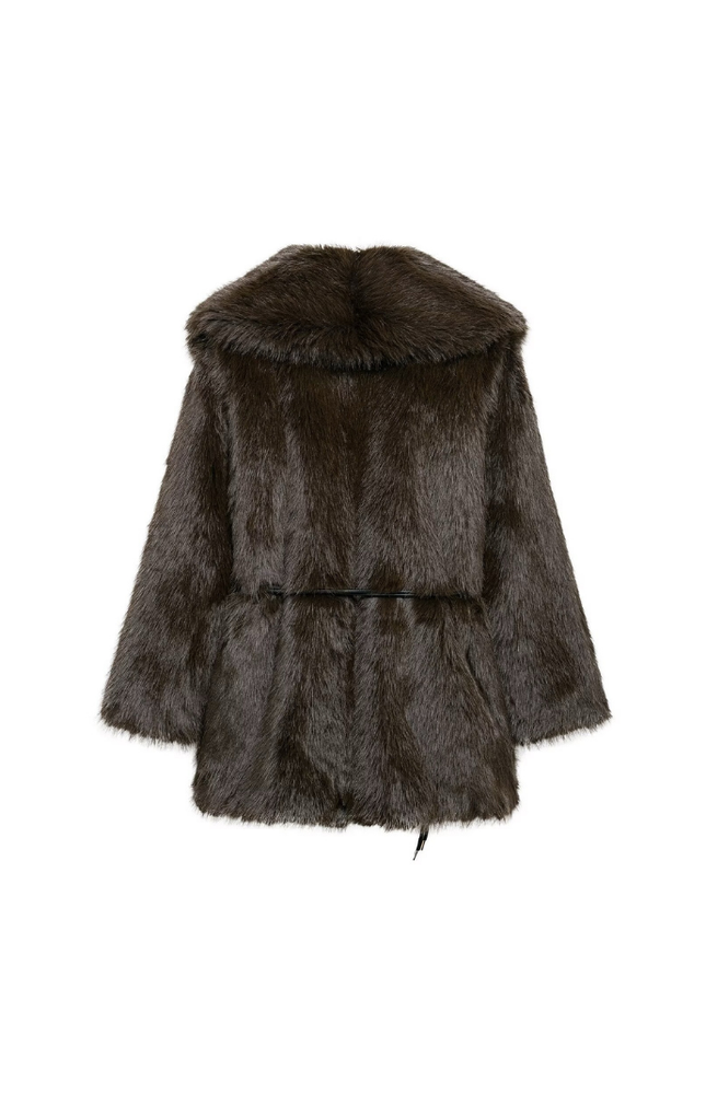 Carisse Kemerli Kürk Ceket