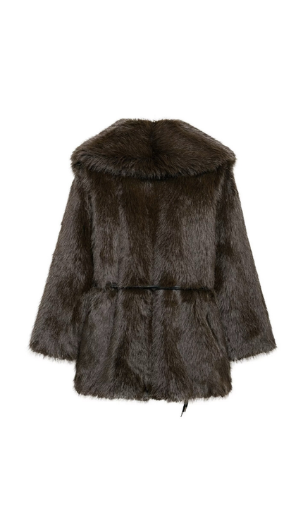 Carisse Kemerli Kürk Ceket