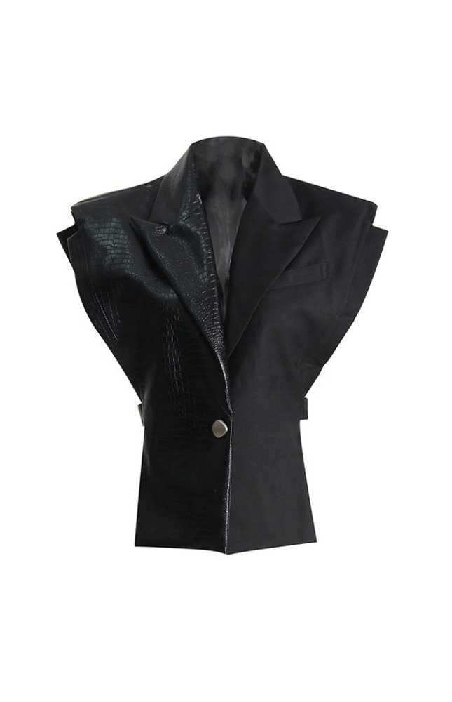 Manon Deri Patchwork Yelek