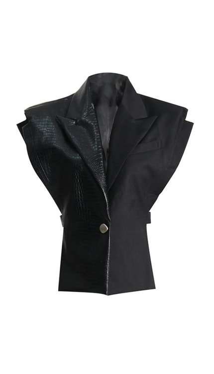 Manon Deri Patchwork Yelek