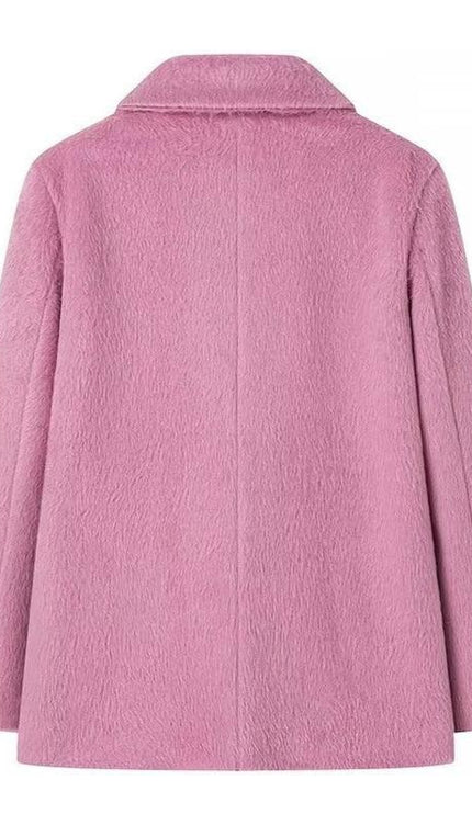 Bella Oversize Yün Dokulu Blazer Ceket