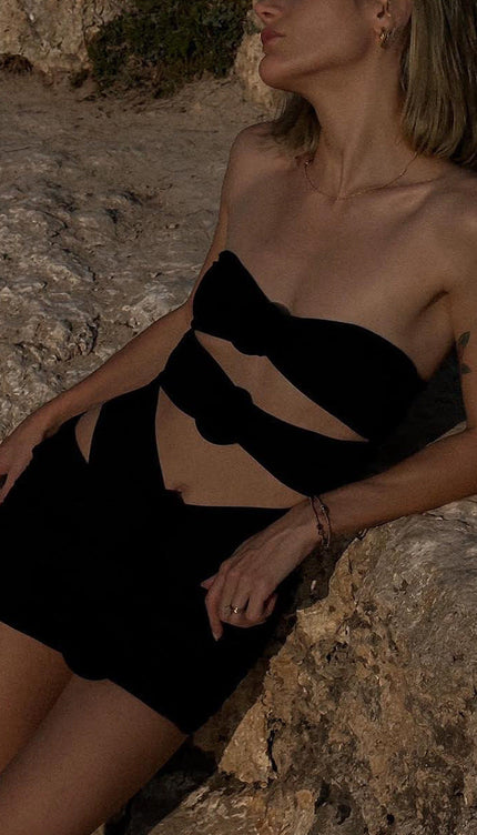 Gül Detaylı Starplez Mayo