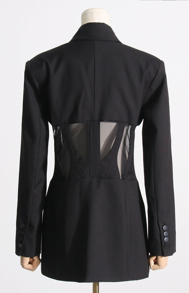 Noémie Korseli Panelli Blazer Ceket