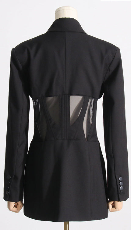 Noémie Korseli Panelli Blazer Ceket