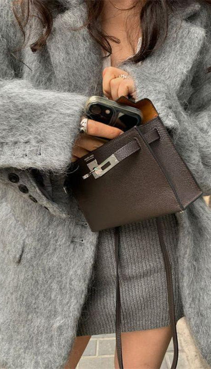 Bella Oversize Yün Dokulu Blazer Ceket