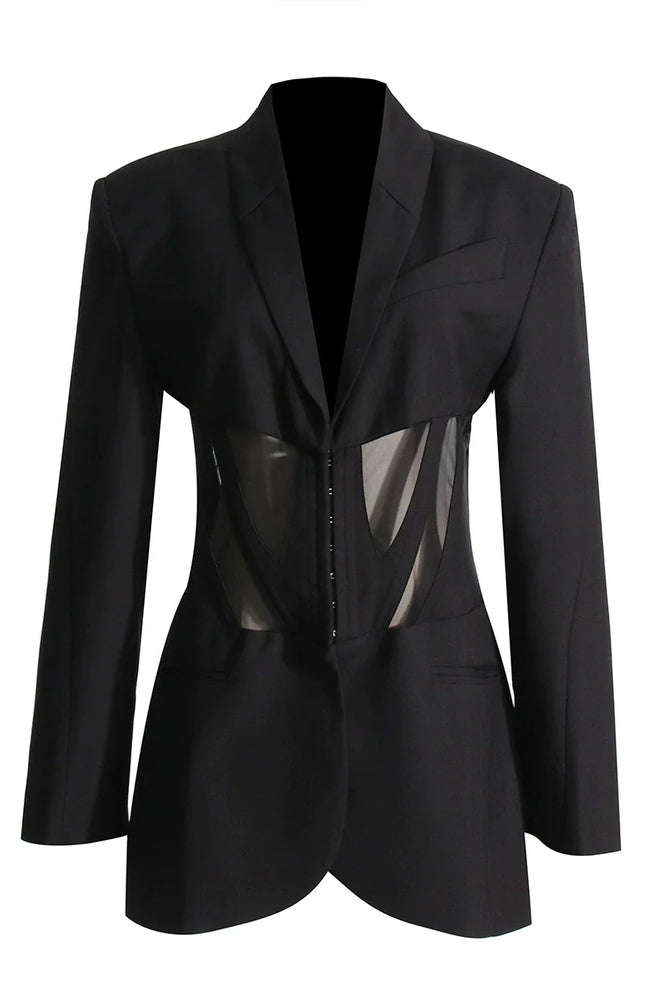 Noémie Korseli Panelli Blazer Ceket