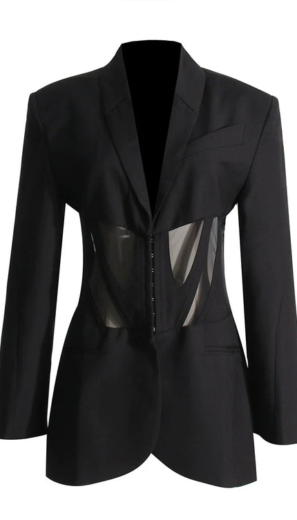 Noémie Korseli Panelli Blazer Ceket