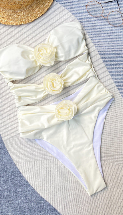 Gül Detaylı Starplez Mayo