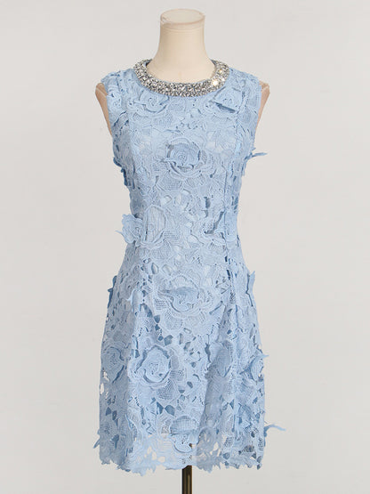 Icy Kristal Dantel Elbise