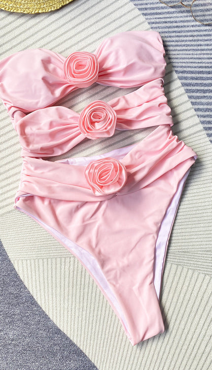 Gül Detaylı Starplez Mayo