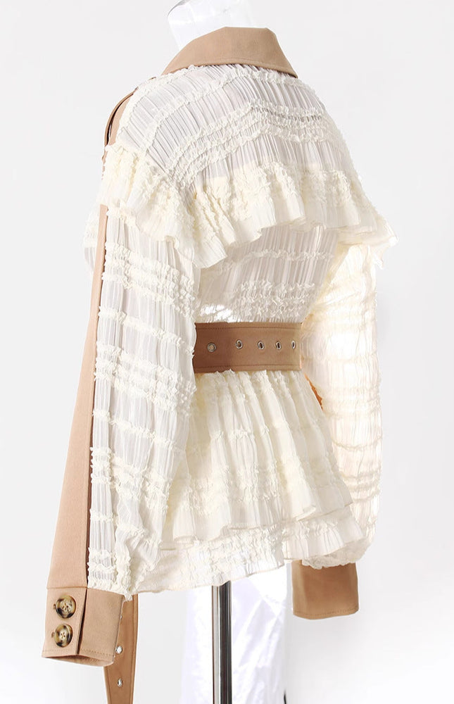 Alicia Volanlı Kemer Bağlama Trençkot