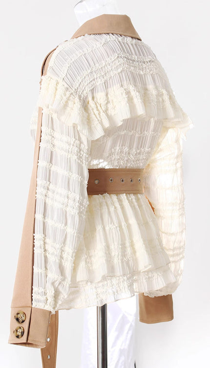 Alicia Volanlı Kemer Bağlama Trençkot