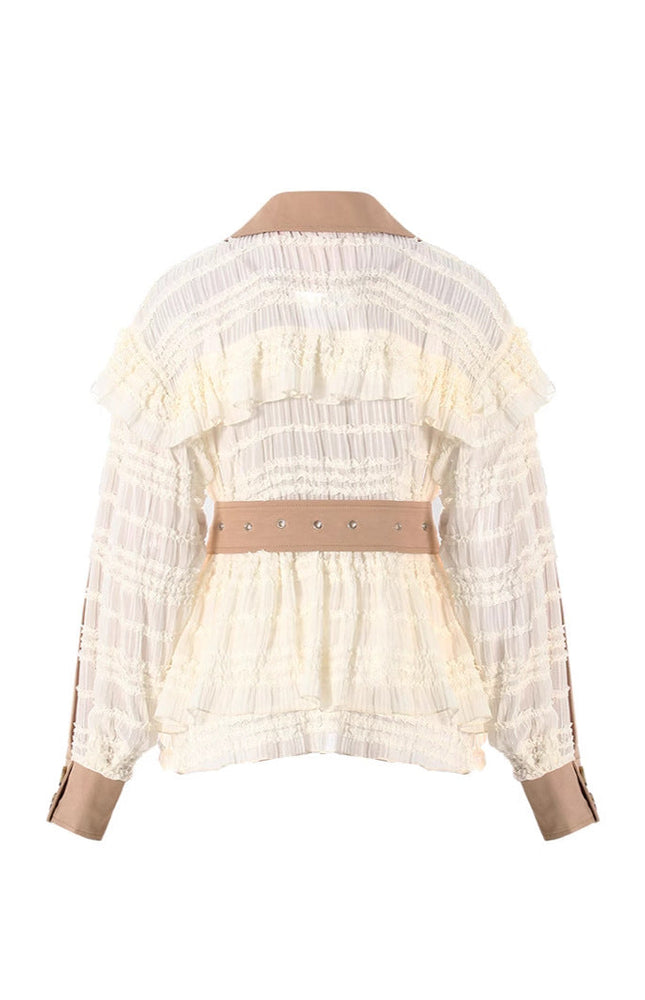 Alicia Volanlı Kemer Bağlama Trençkot