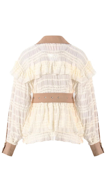 Alicia Volanlı Kemer Bağlama Trençkot