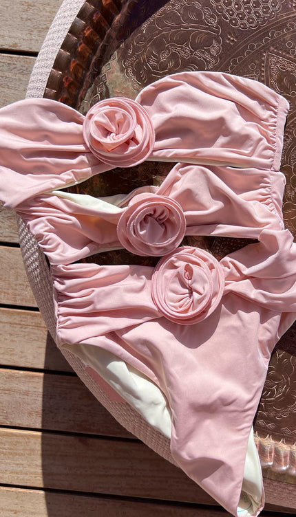 Gül Detaylı Starplez Mayo