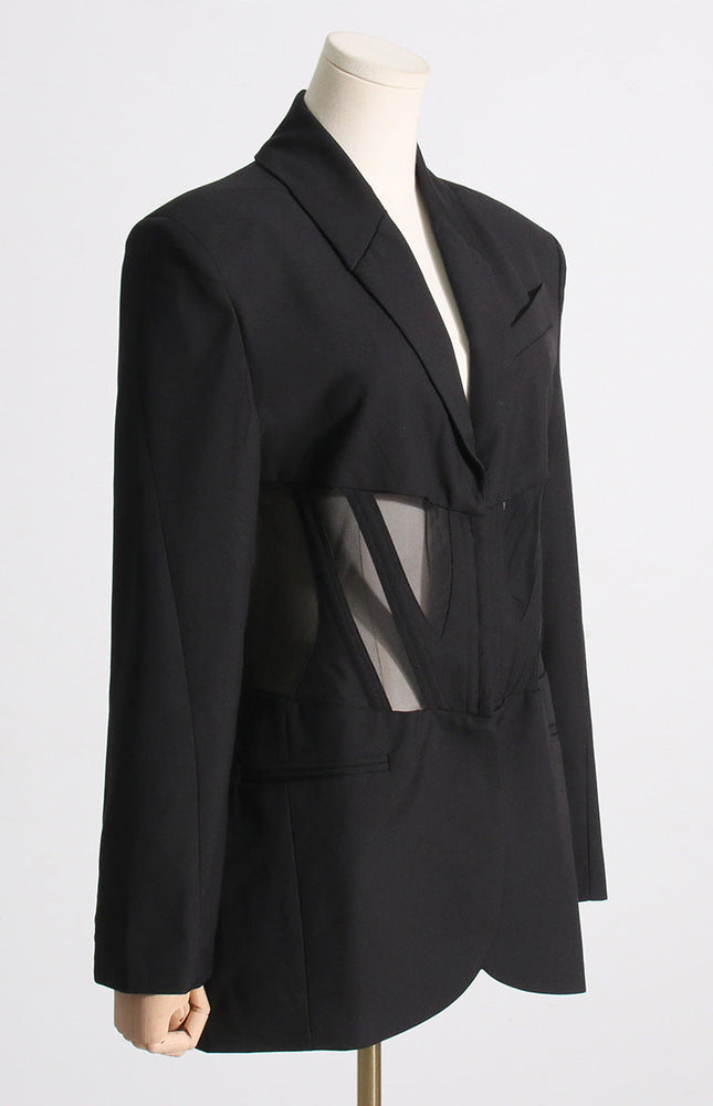 Noémie Korseli Panelli Blazer Ceket