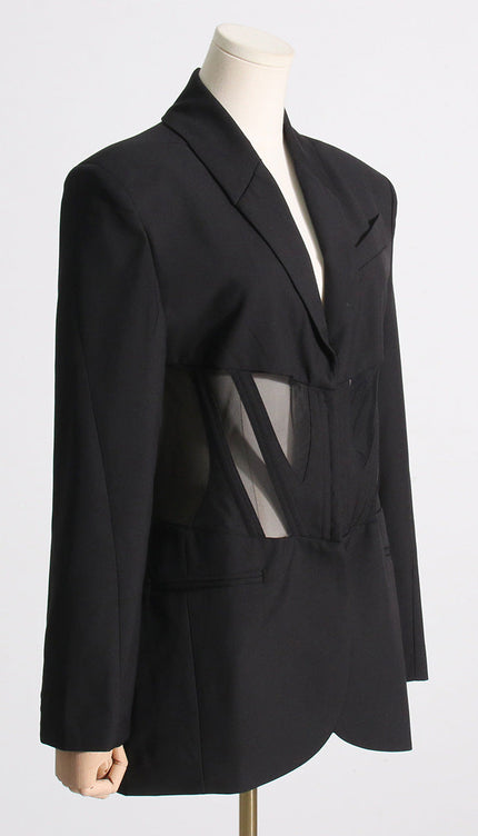 Noémie Korseli Panelli Blazer Ceket