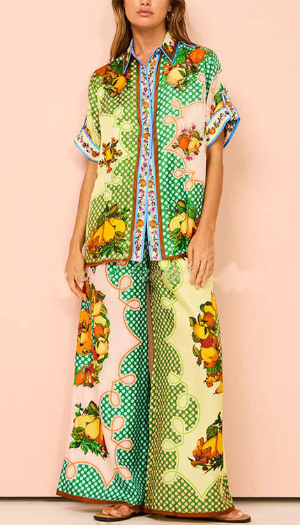 Citrus Çiçek Takım