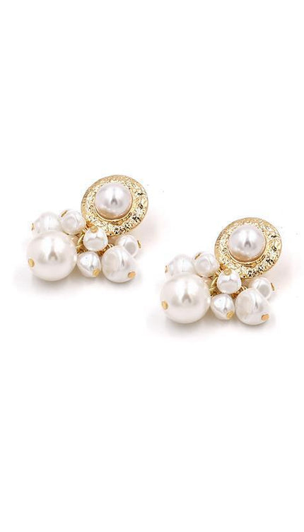 İnci Detaylı Zarif Küpe